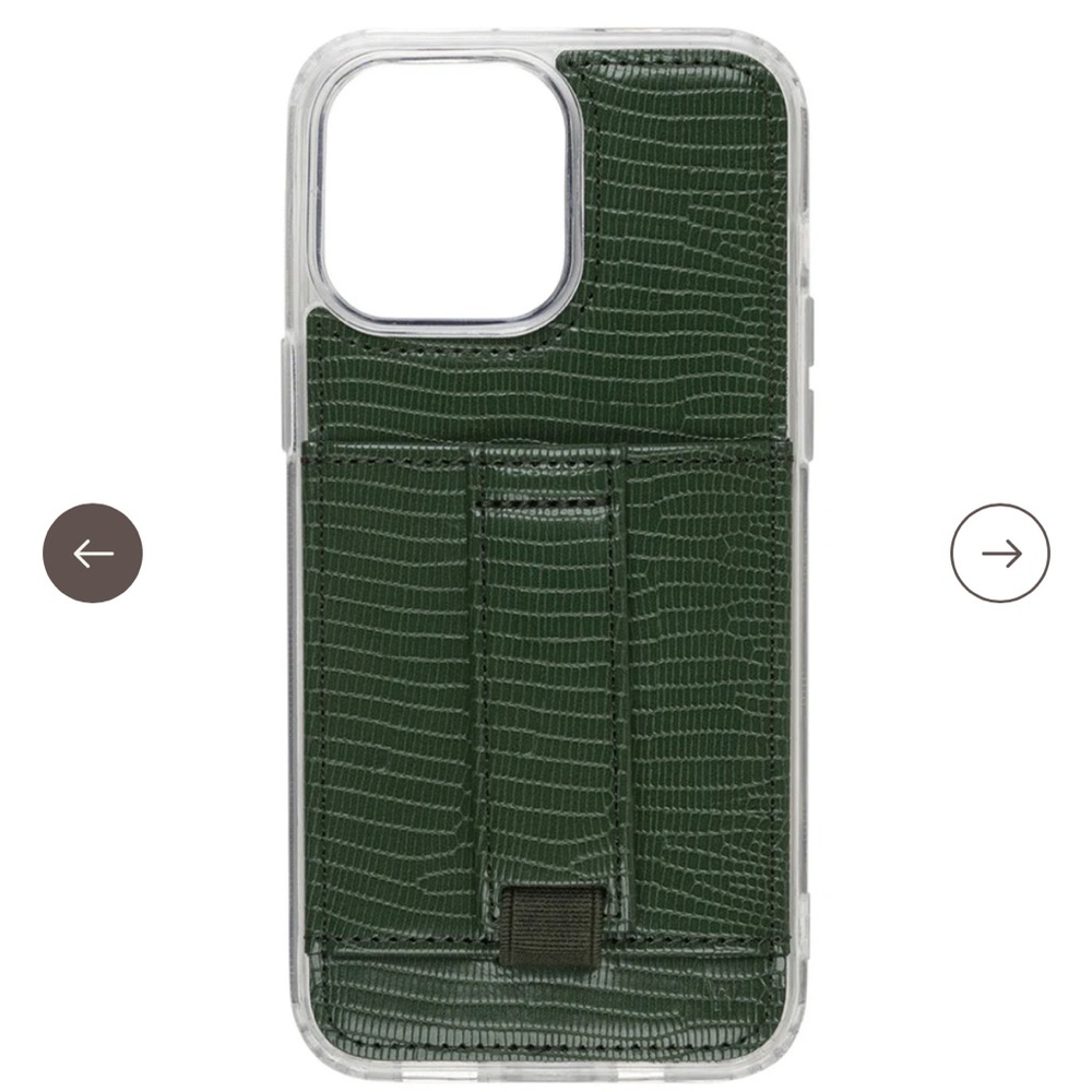 Walli Case iPhone 14 Pro Vivienne Green by Chris Loves Julia